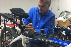 preparazione bici
